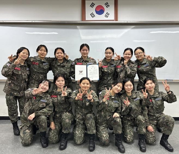 공군학군단 이채은 예비후보생, 52기 기초군사훈련 우등상 수상