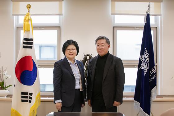 에르메스 코리아 대표단 환담