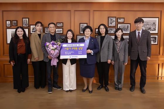 (주)더마펌 대표단 환담