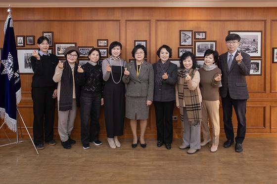 단과대학 동문회장 초청 간담회 참석
