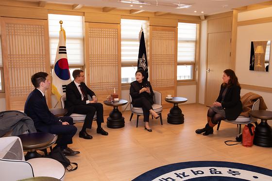 주한 프랑코포니 대사관 인사 접견