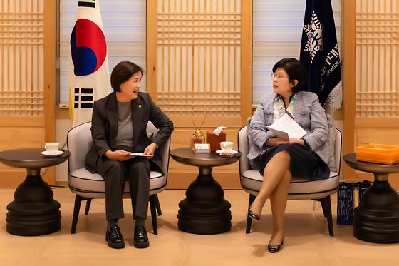 한국IT여성기업인협회 김덕재 회장 접견